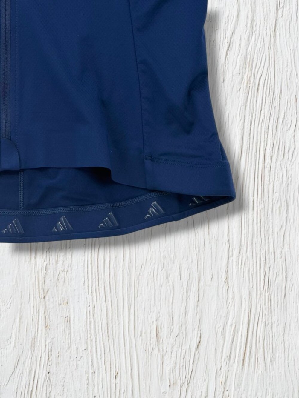 Adidas Cycling Club Navy & Chalk White Zip Performance Jersey L - Picture 5 of 8